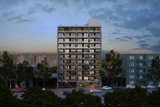 Render del Edificio CN1722