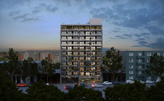 Render del Edificio CN1722