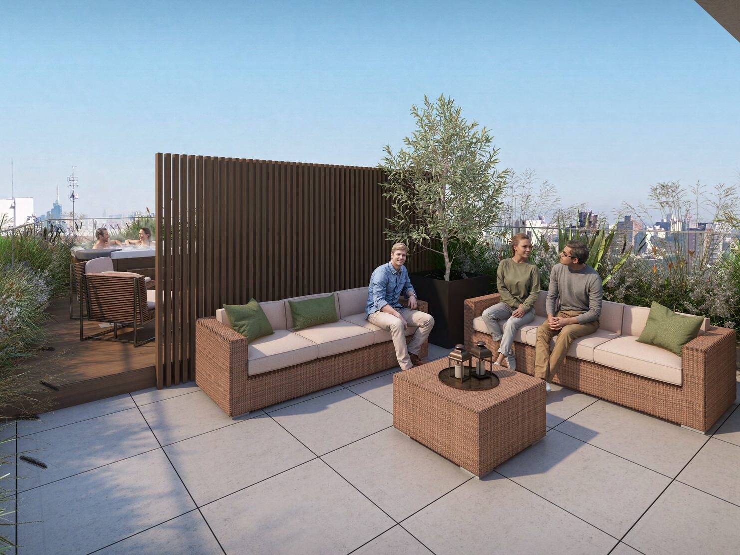 Rooftop Lounge del nuevo edificio AVIT de Foquier Desarrollos